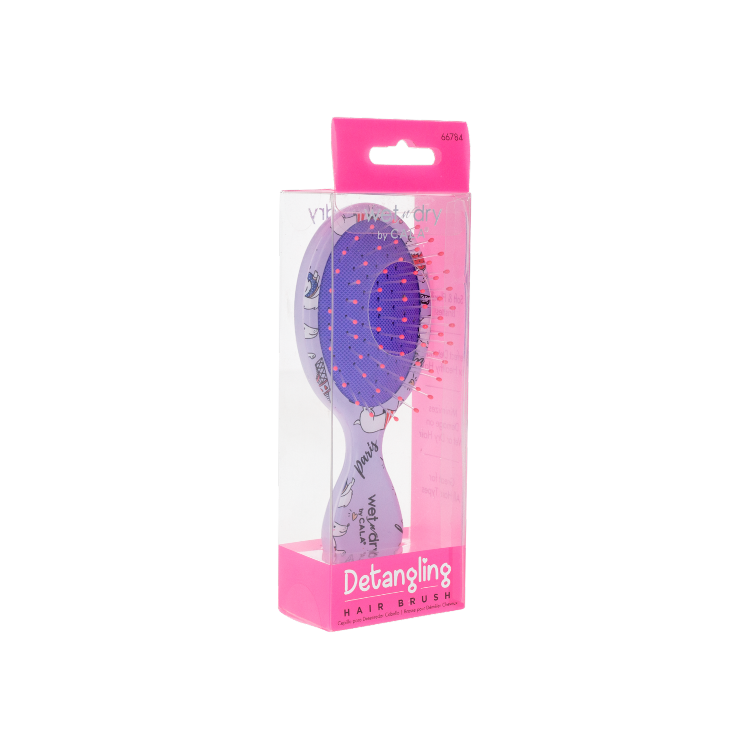 Cepillo De Cabello Caja Wet-N-Dry Travel Paris Pooch CALA 1 U