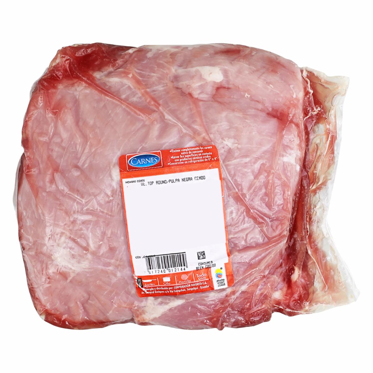 Vetop Round/Pulpa Negra Cerdo SUPERCARNES Al Peso