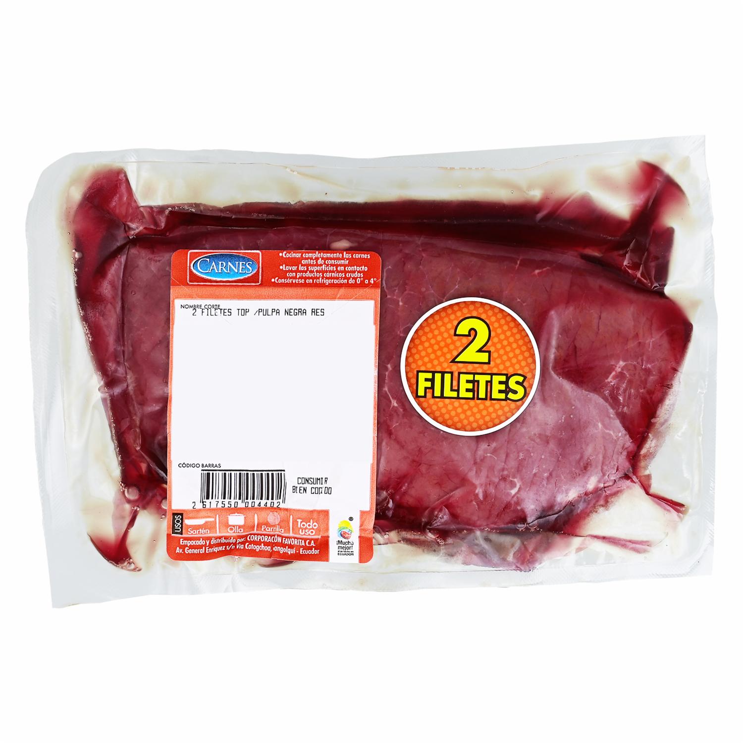 Filete De Top Round Pulpa Negra Res SUPERCARNES Al Peso