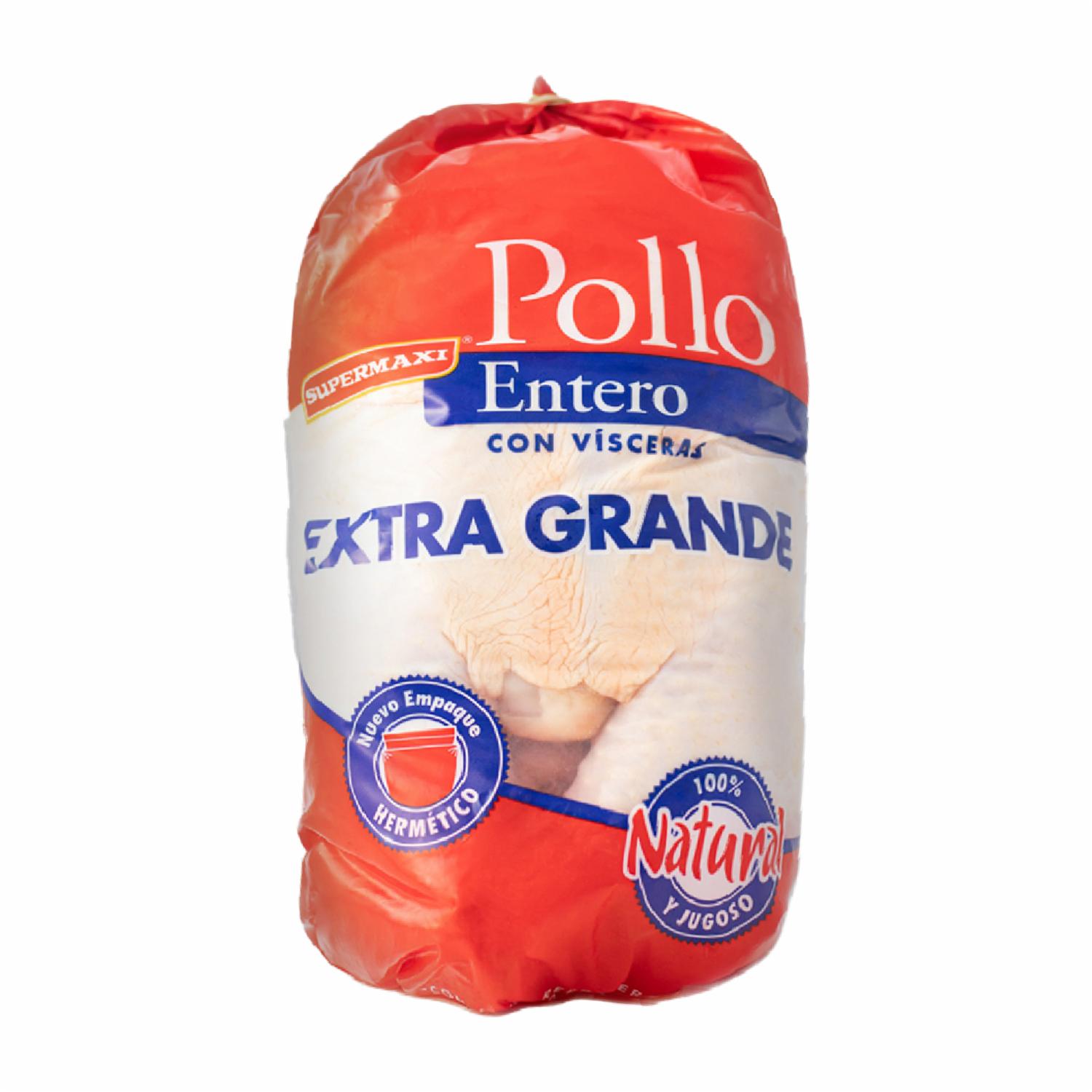 Pollo Extragrande Con Menudencia SUPERMAXI Al Peso