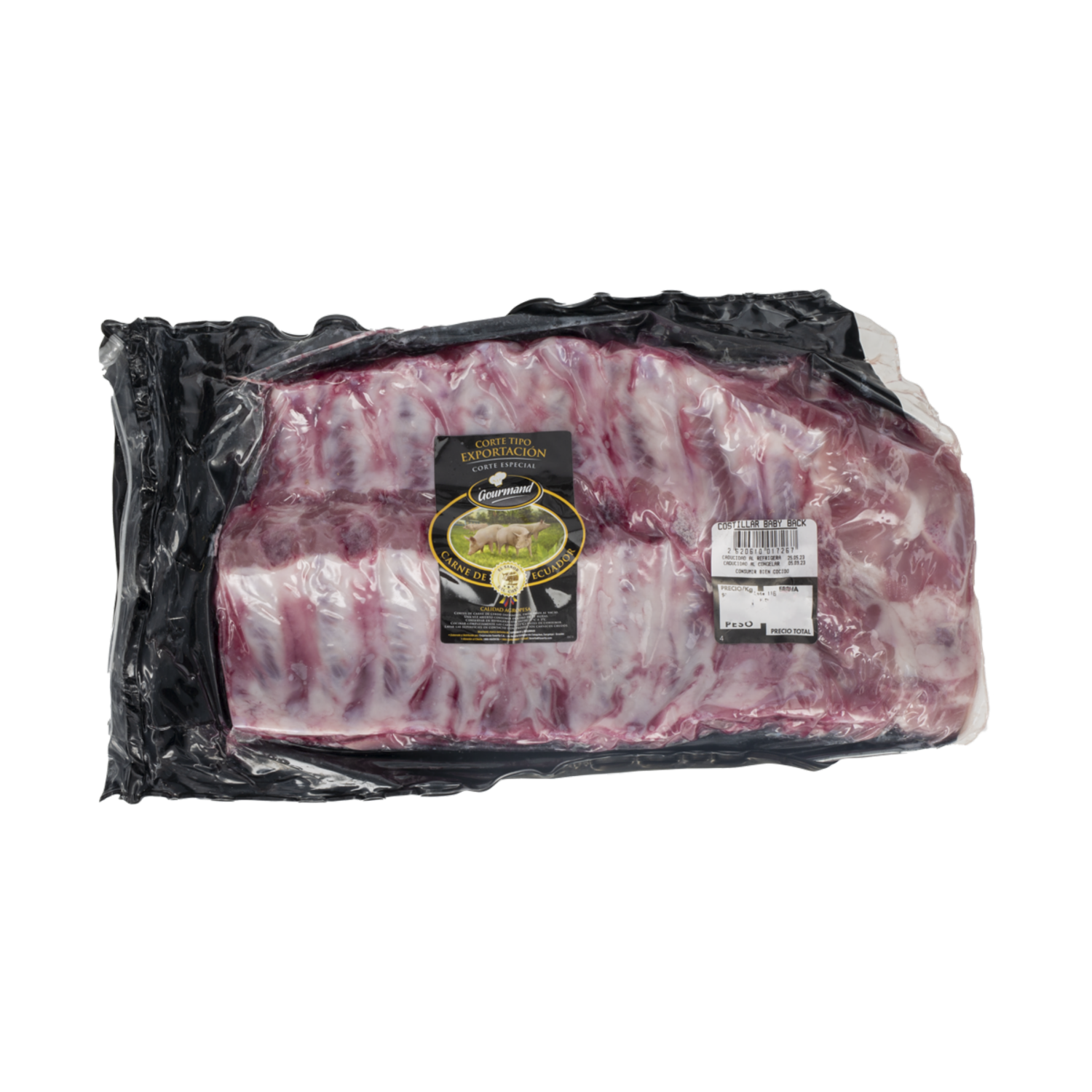 Costillar Baby Back Ribs SUPERCARNES Al Peso