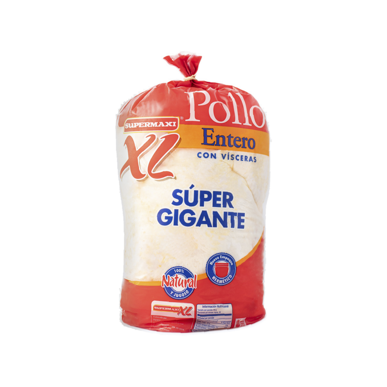 Pollo Entero Super Gigante SUPERMAXI Al Peso