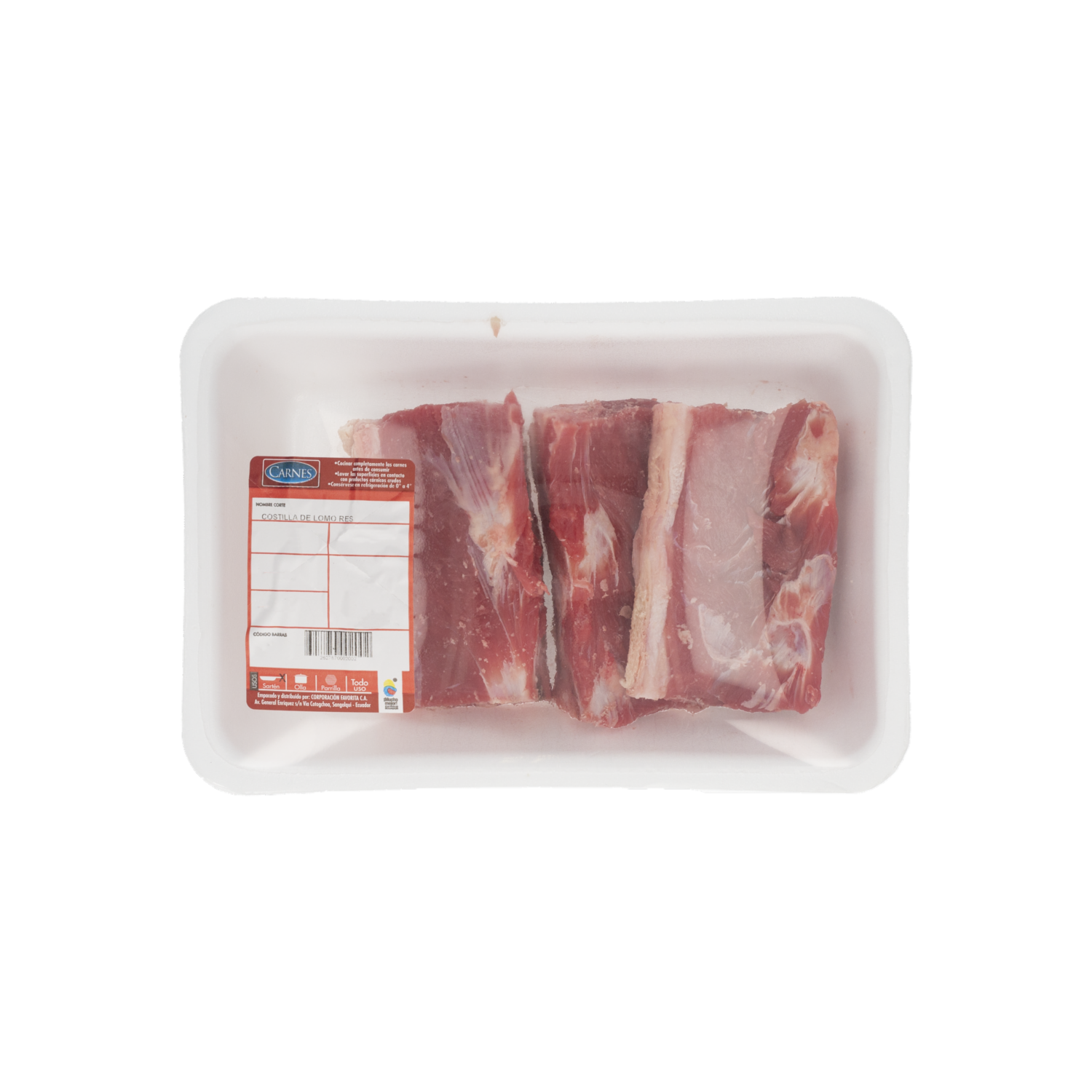 Costilla De Lomo De Res SUPERCARNES Al Peso