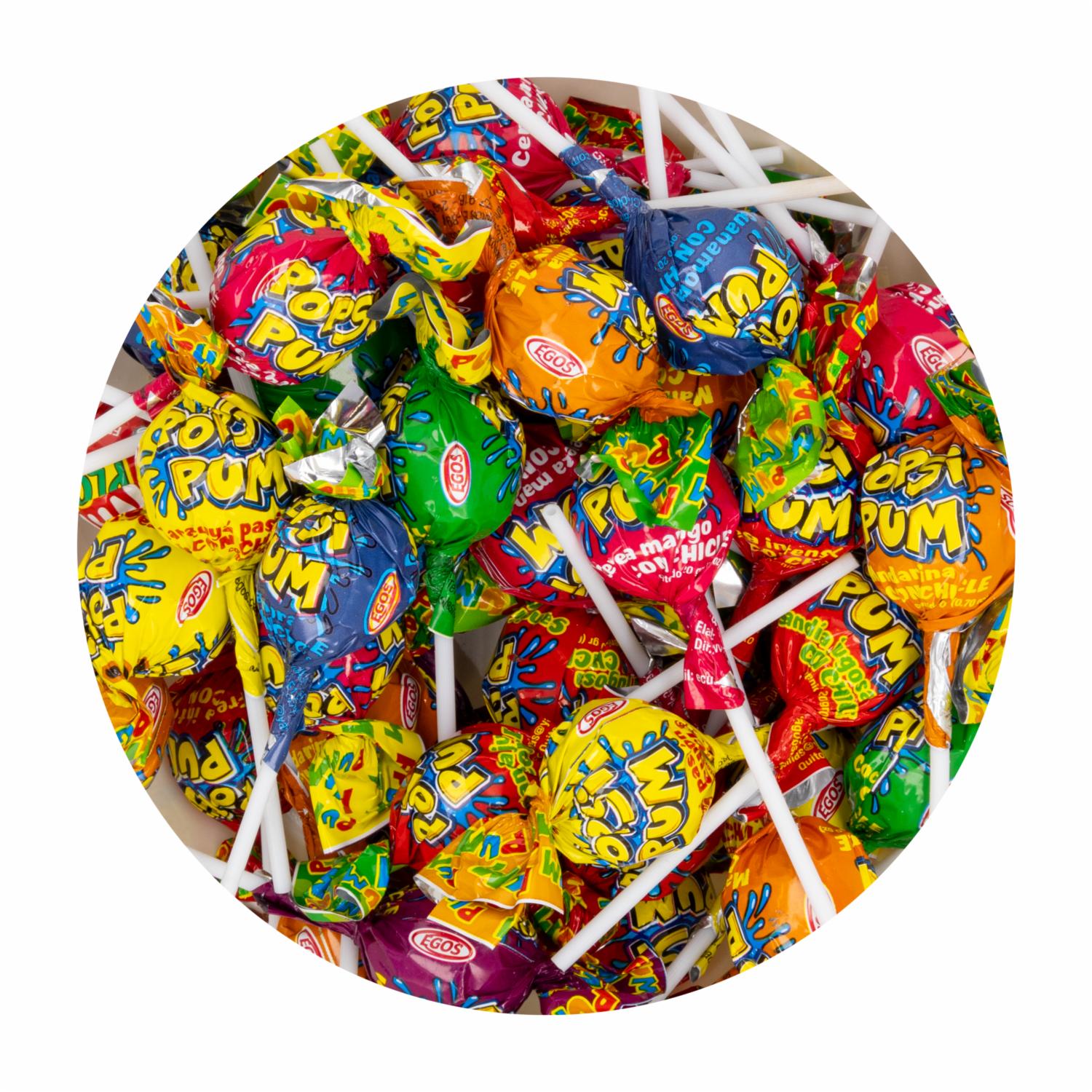 Chupetes Con Chicle EGOS Al Peso