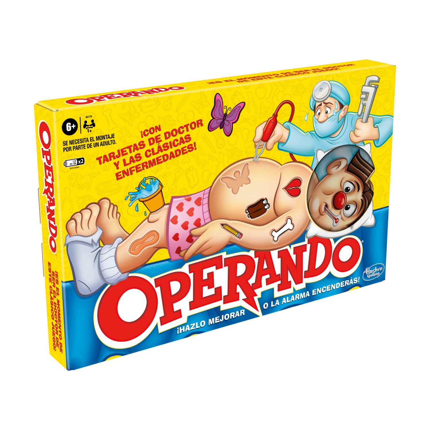 Juego De Mesa Operando HASBRO 1 + Jugadores