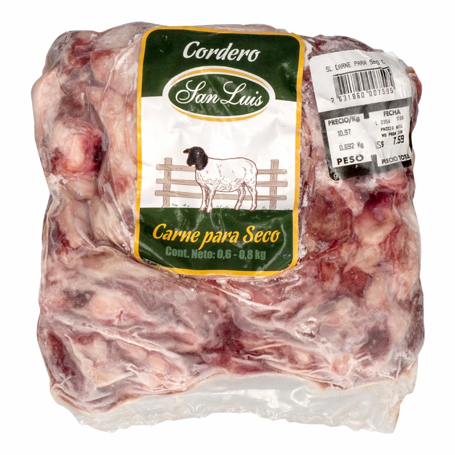 Carne Para Seco De Cordero SAN LUIS Al Peso