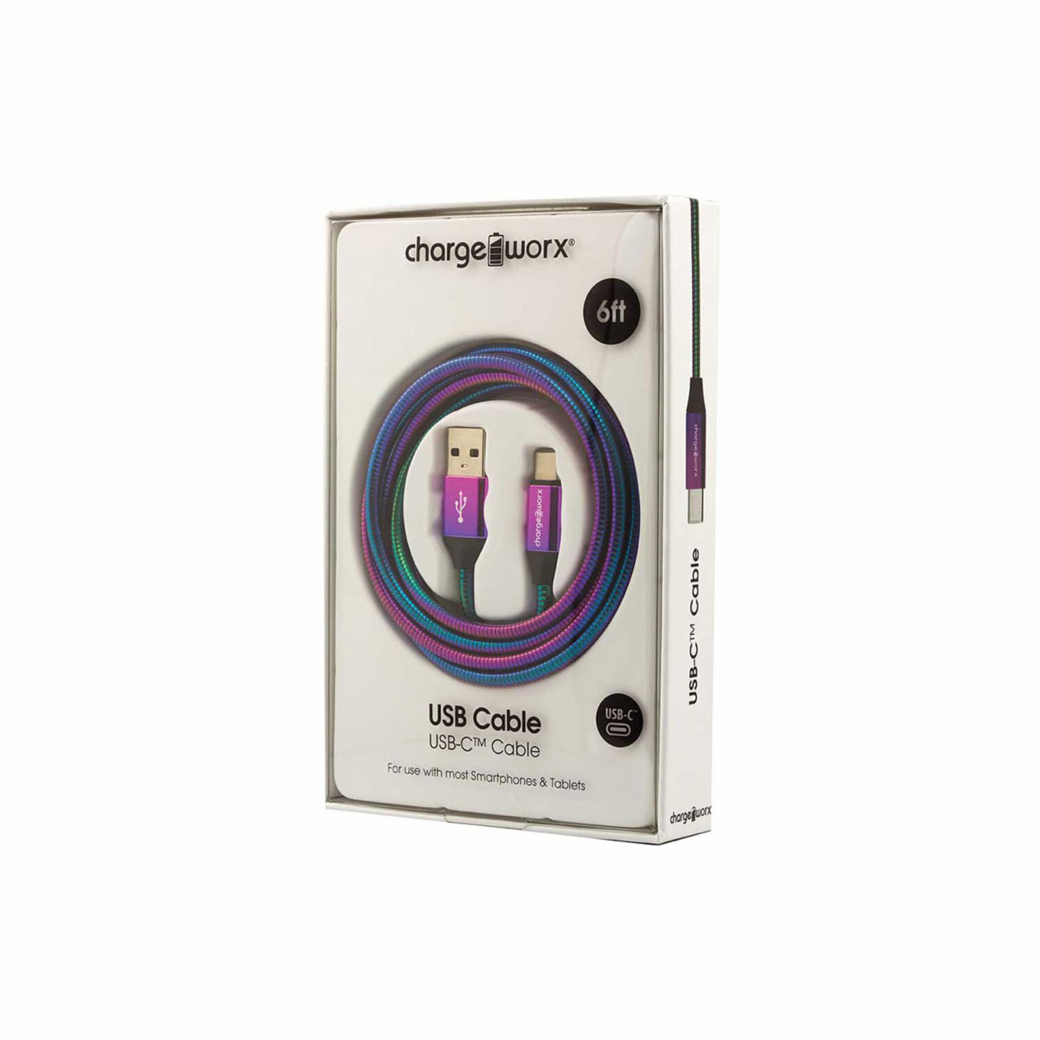 Cable USB C A Sbb-A CHARGE WORX Unidad