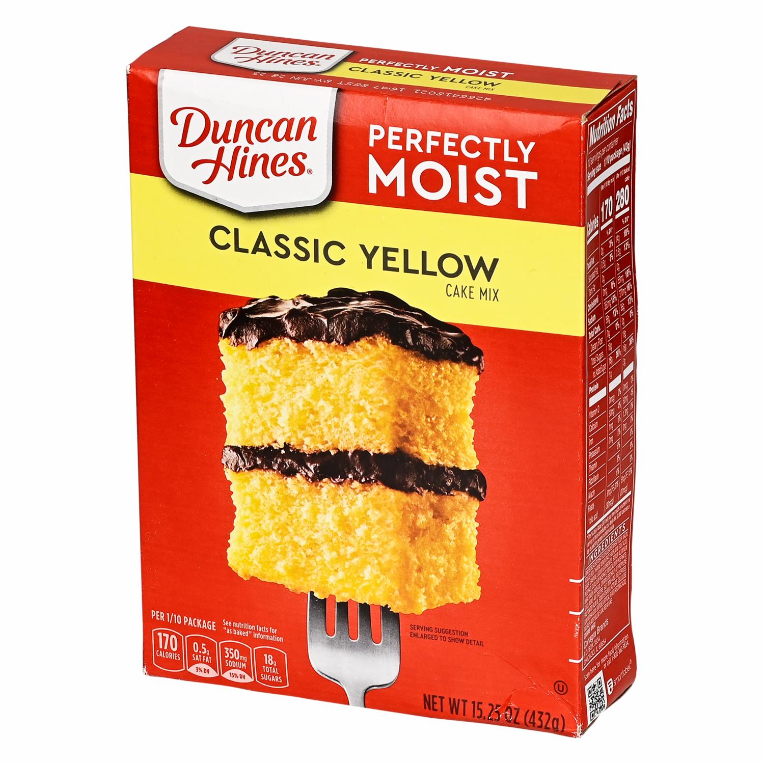 Premezcla Para Pastel Clásico Amarillo DUNCAN HINES 432 G
