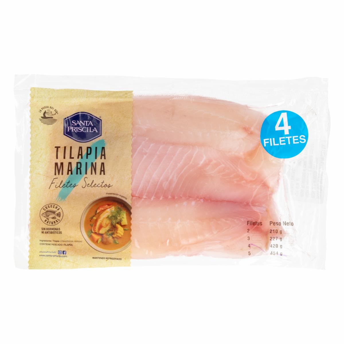 Filete De Tilapia Fresca SANTA PRISCILA 454 G