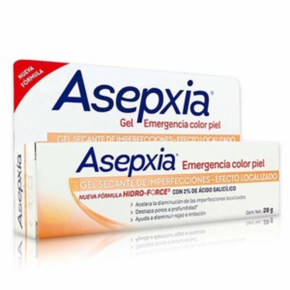 Gel Facial Secante De Emergencia Color Piel ASEPXIA 28 G