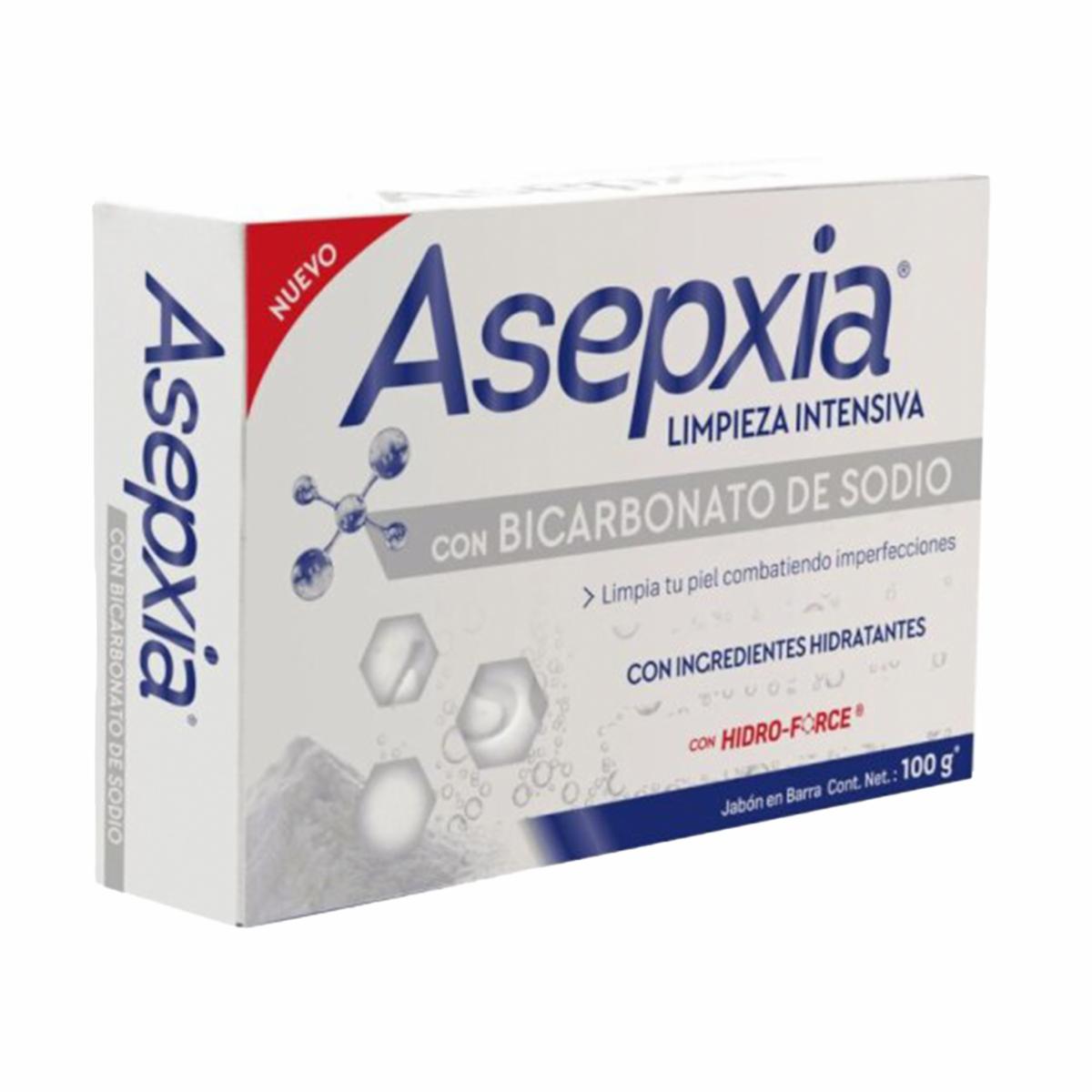 Jabón Facial Con Bicarbonato De Sodio ASEPXIA 100 G