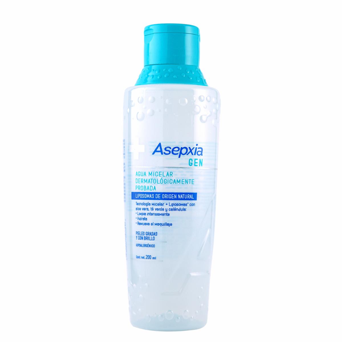 Agua Micelar Con Liposomas De Origen Natural ASEPXIA 200 Ml