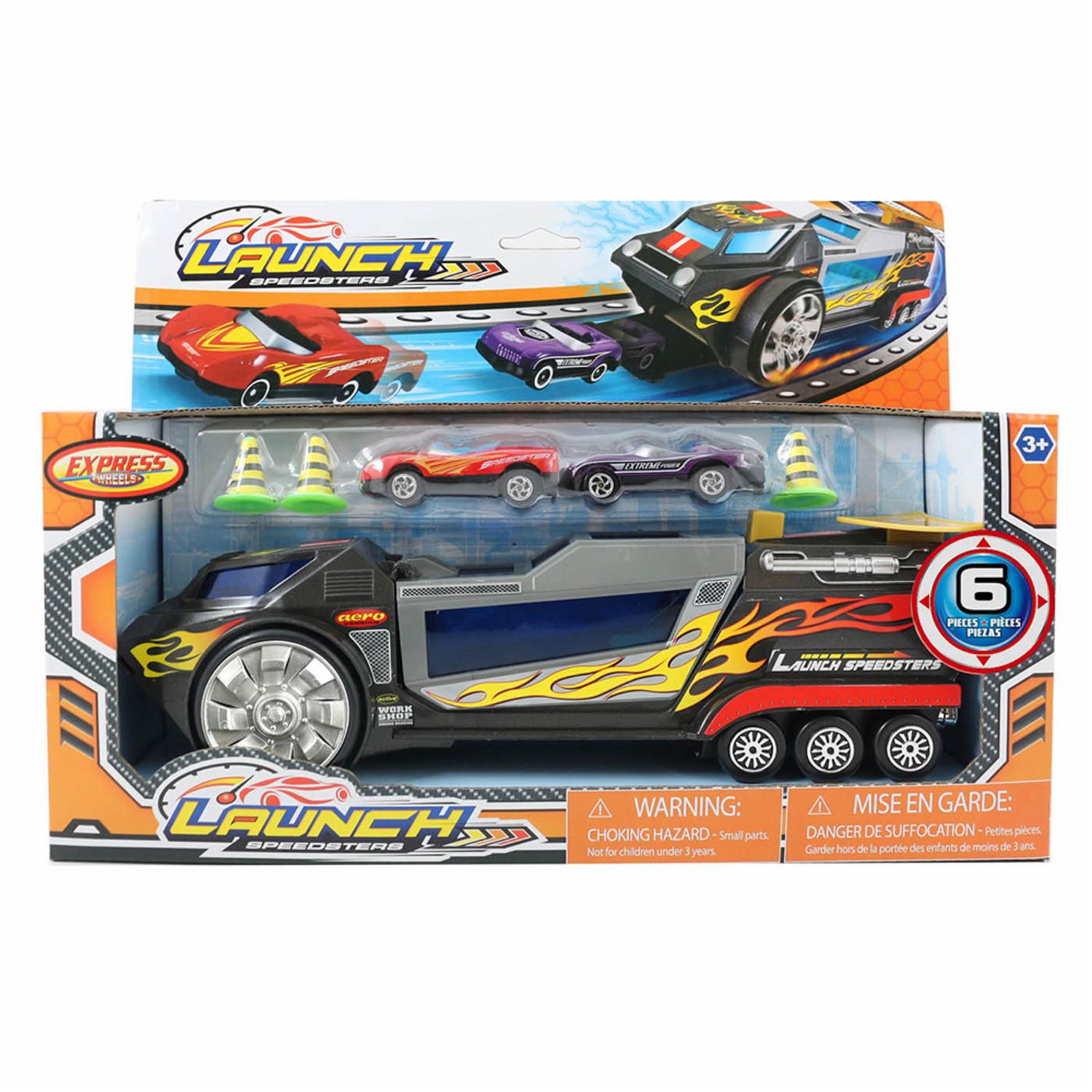 Playset Lanza Vehículos EXPRESS WHEELS Para Niños