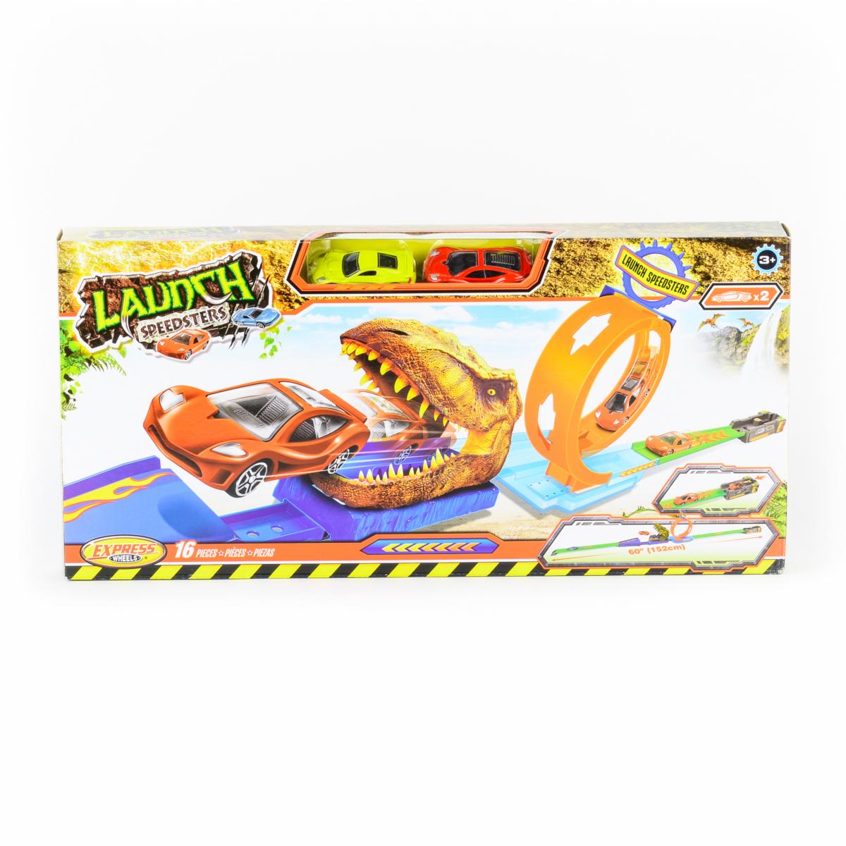 Pista Dinosaurio EXPRESS WHEELS Para Niños