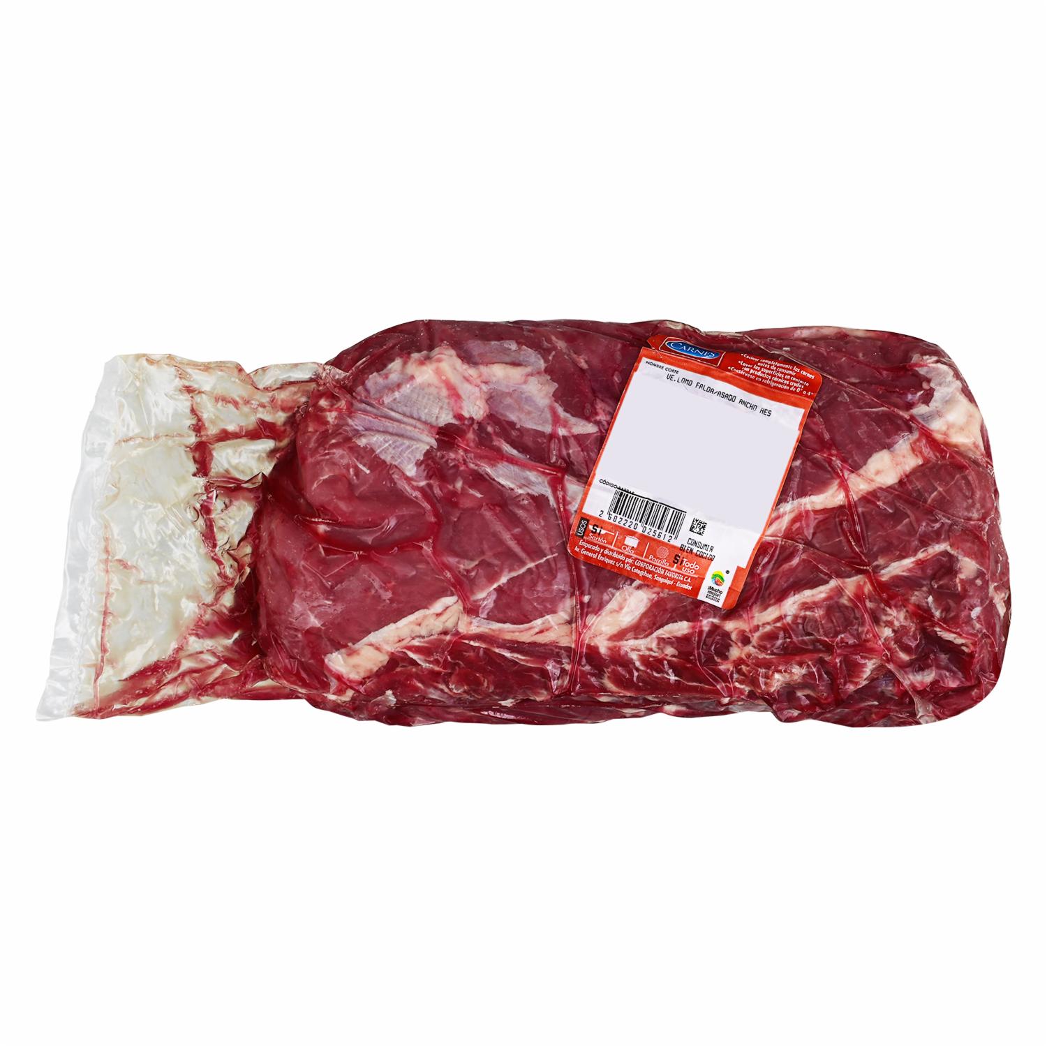 Lomo De Res Falda Para Asado Ancho SUPERCARNES Al Peso