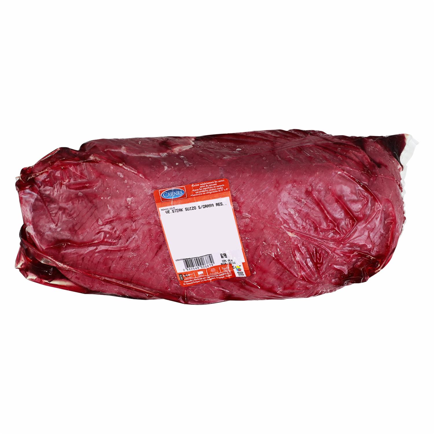Steak Suizo Sin grasa de Res SUPERCARNES Al Peso