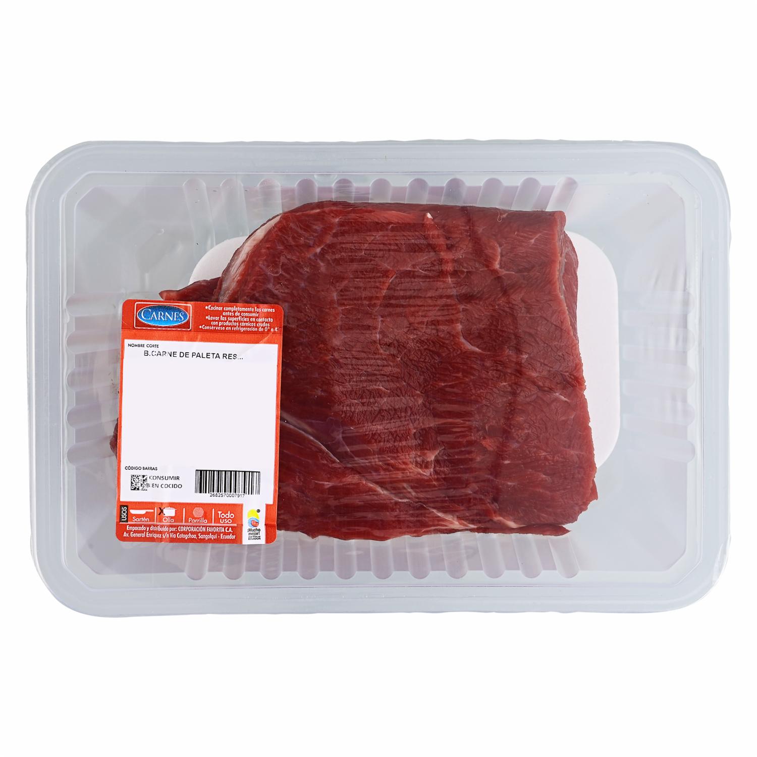 Carne De Res Corte Paleta SUPERCARNES Al Peso
