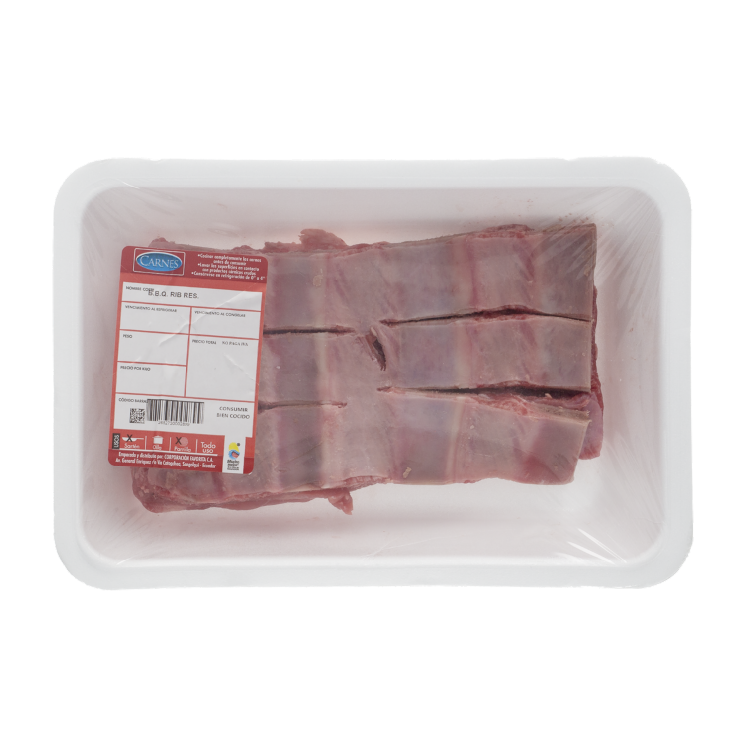 Rib B.b.q De Res SUPERCARNES Al Peso