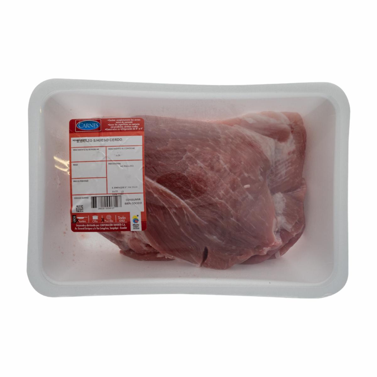 Brazo De Cerdo Sin Hueso SUPERCARNES Al Peso