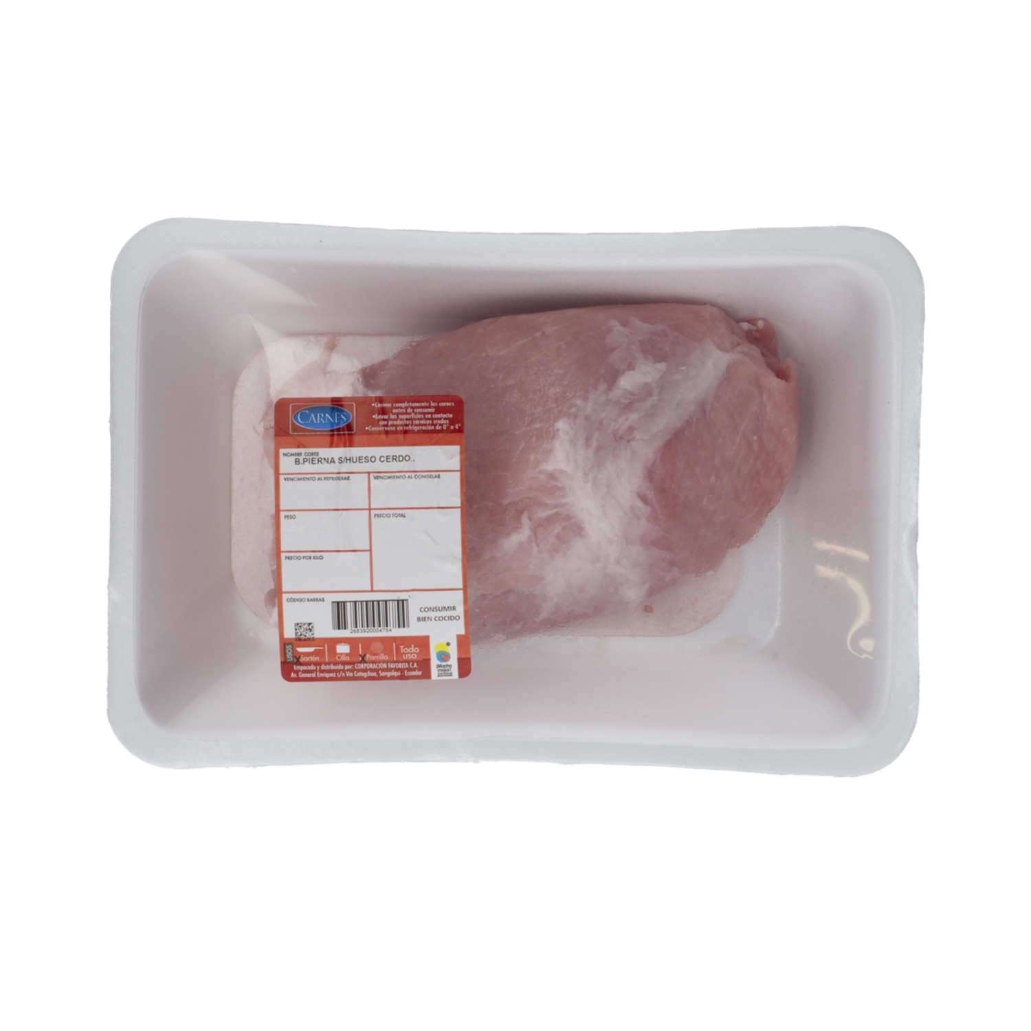 Pierna Sin Hueso Sin Hueso Cerdo SUPERCARNES Al Peso