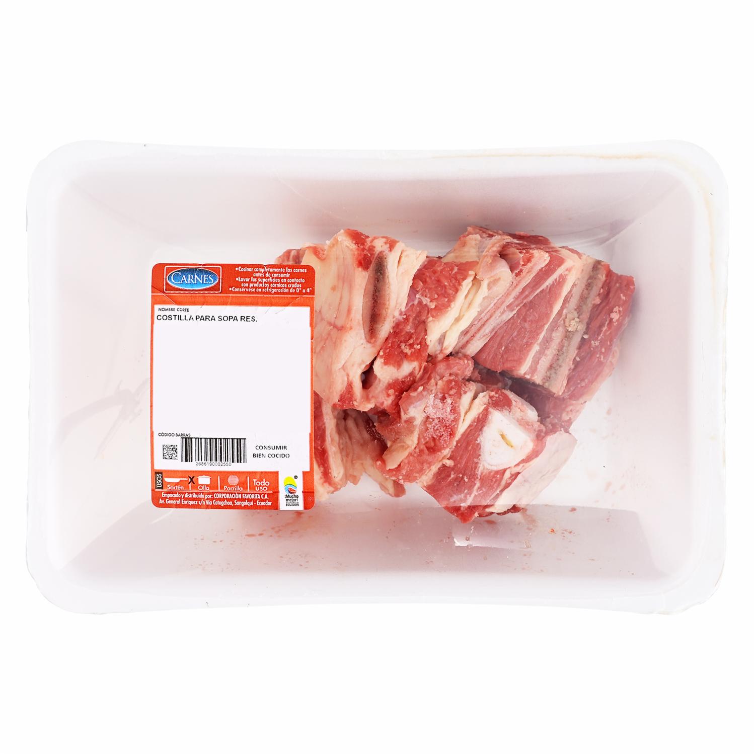Costilla Para Sopa Para Sopa De Res SUPERCARNES Al Peso