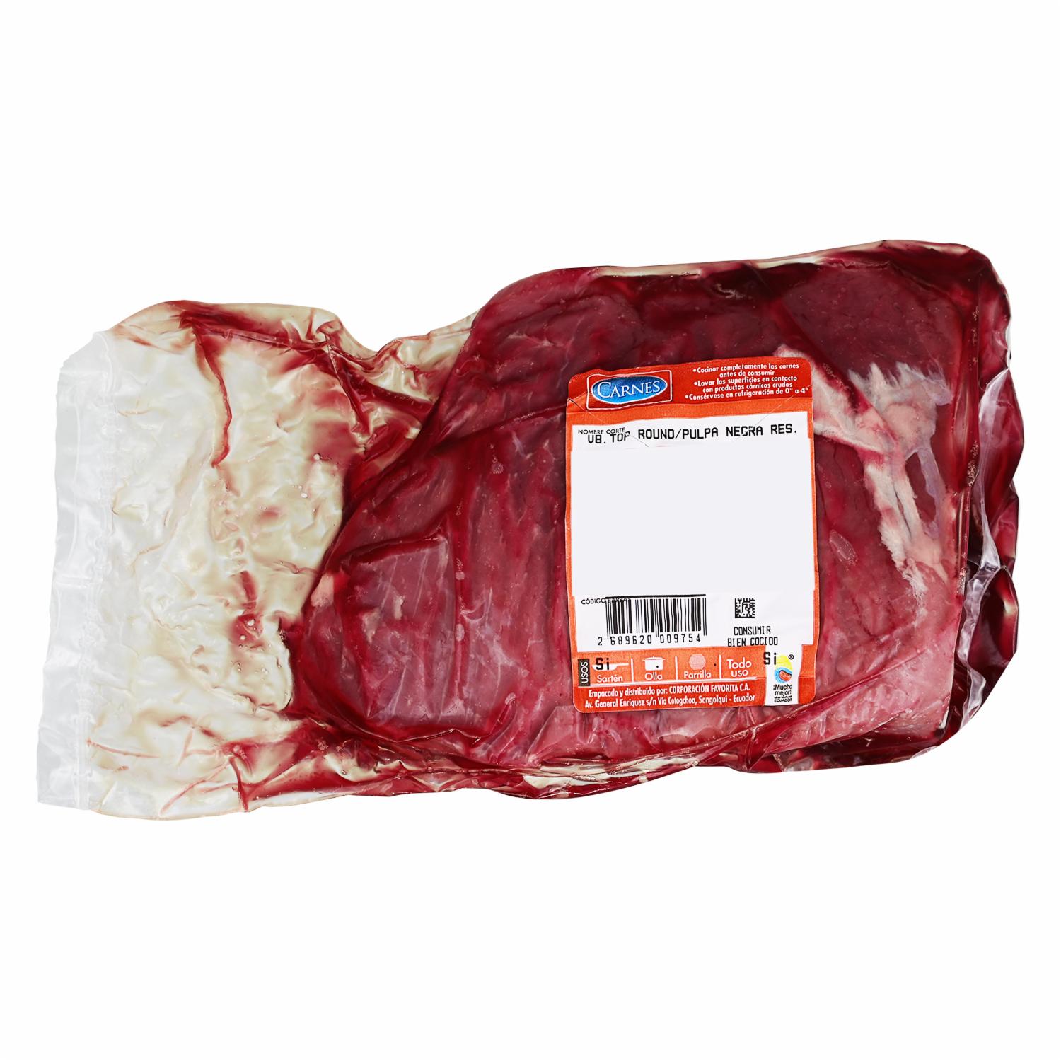 Top Round / Pulpa Negra De Res SUPERCARNES Al Peso