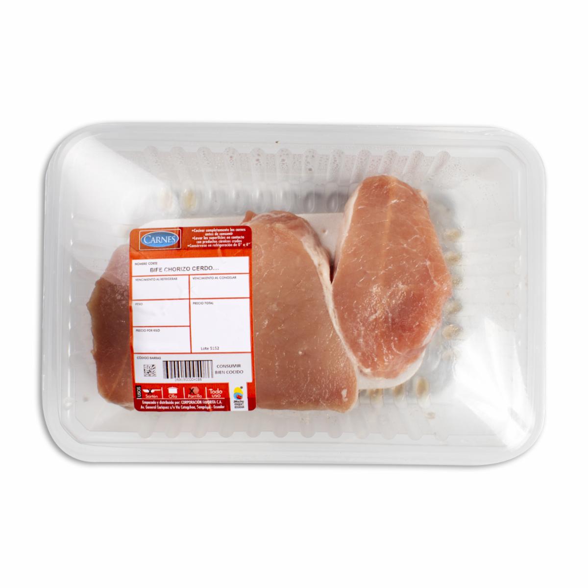 Bife De Chorizo De Cerdo SUPERCANES Al Peso