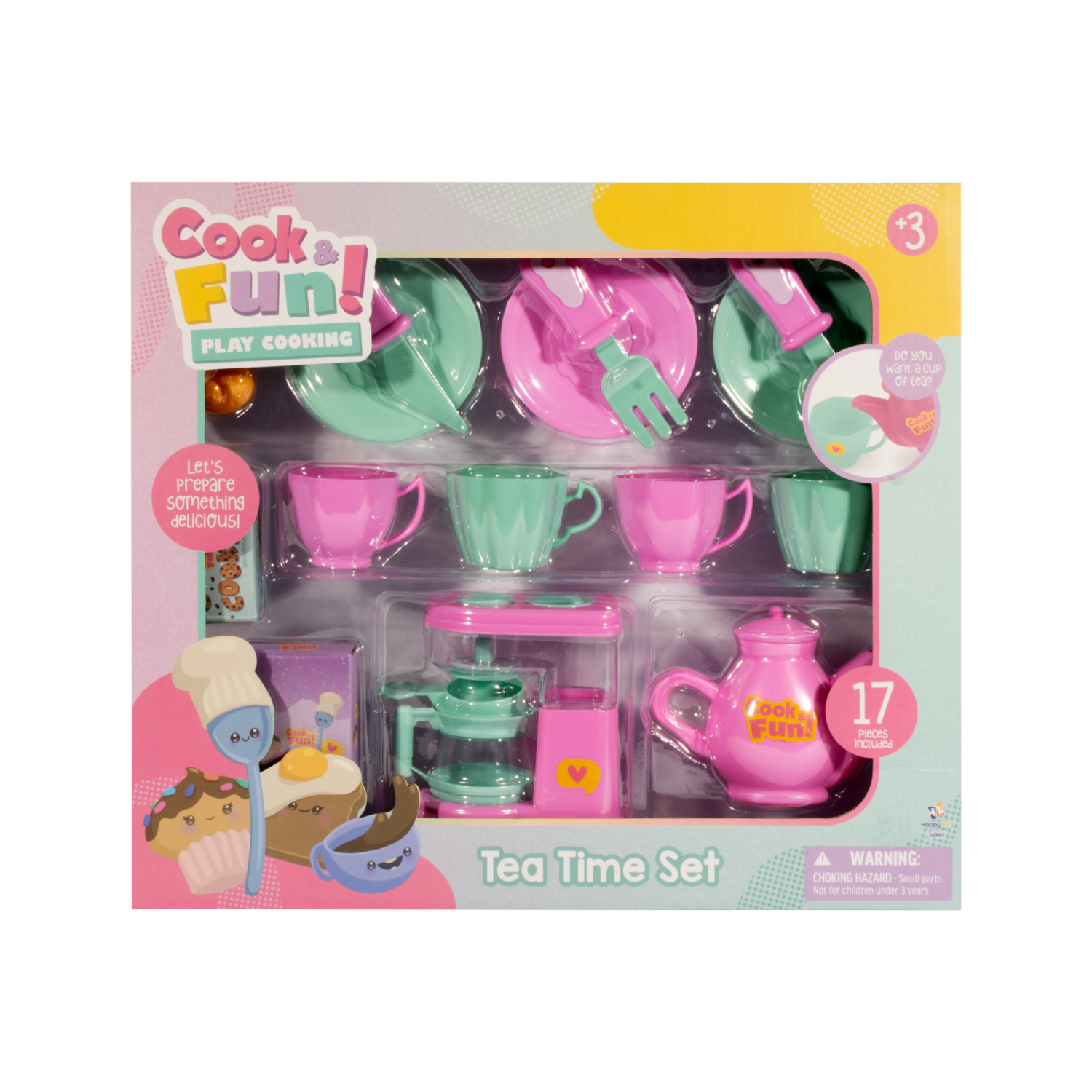 Set De Juego Hora Del Té COOK & FUN! 16 Piezas