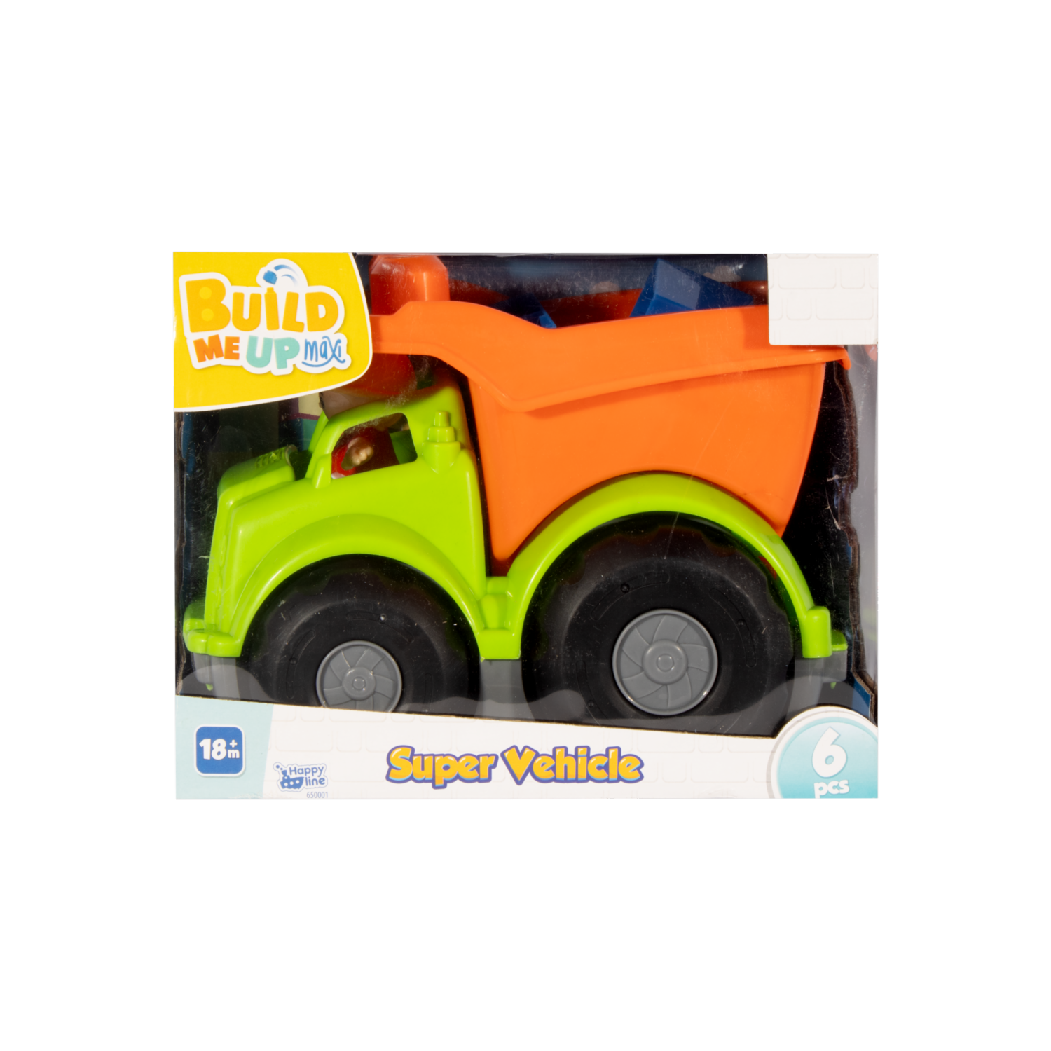 Bloques De Armar Super Vehículo BUILD ME UP MAXI 6 Piezas