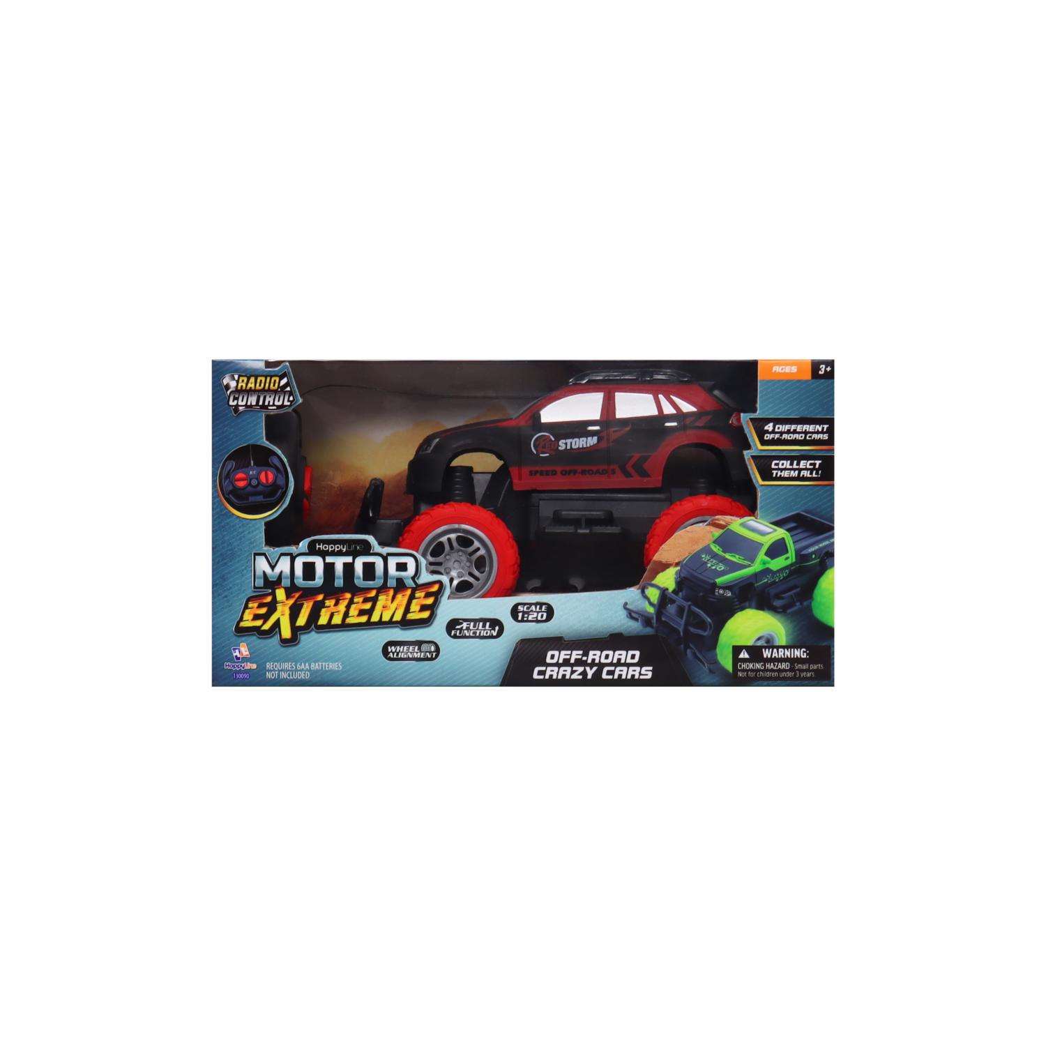 Vehículo R/C 1:20 Camioneta 4X4 MOTOR EXTREME Usa Pilas AA x 6