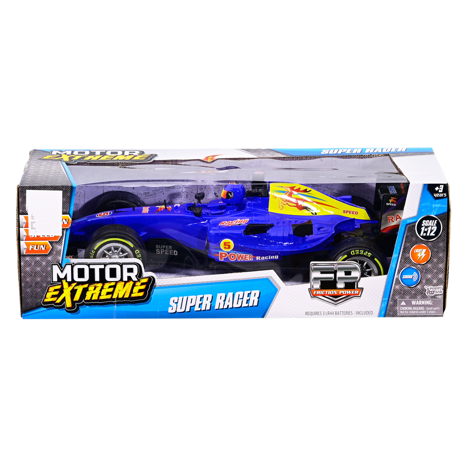 Vehículo Fórmula 1 Fricción MOTOR EXTREME Con Luz Y Sonido