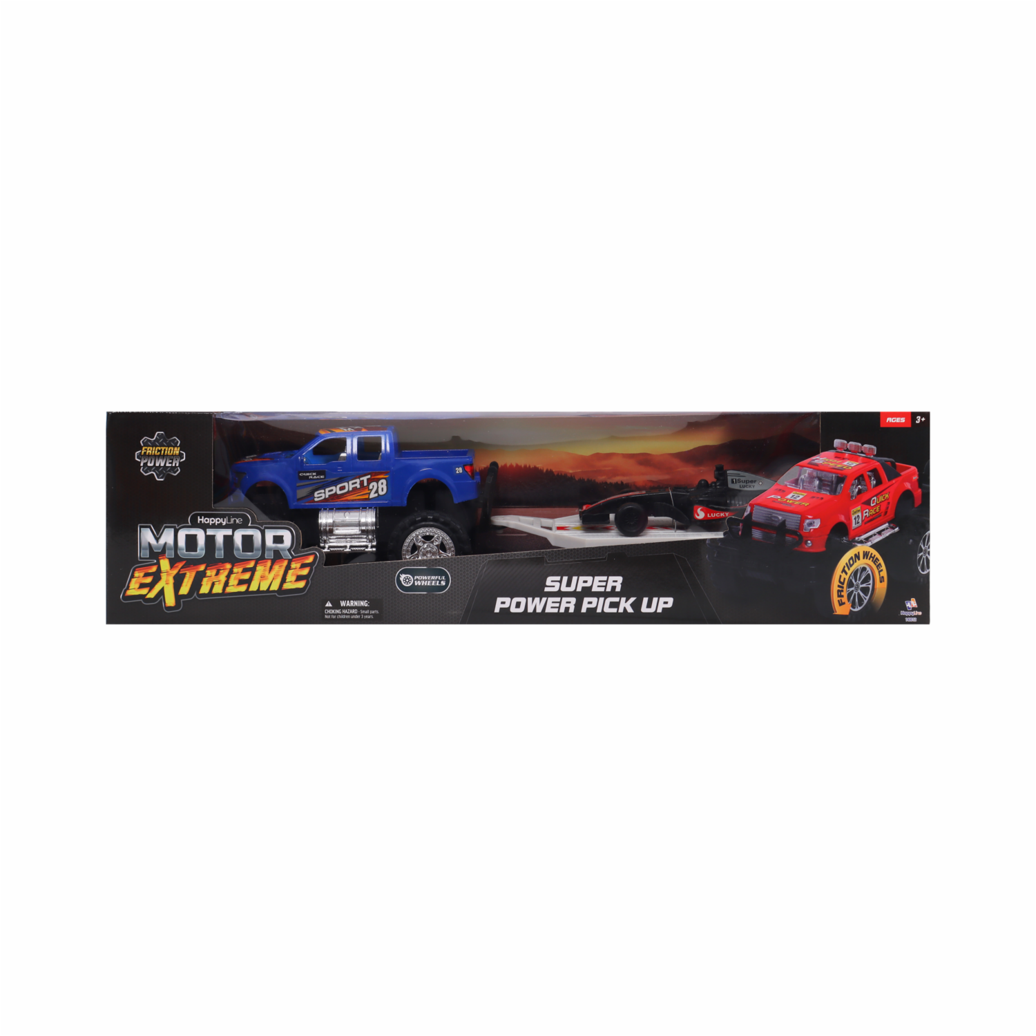 Camioneta Con Remolque MOTOR EXTREME Colores Surtidos