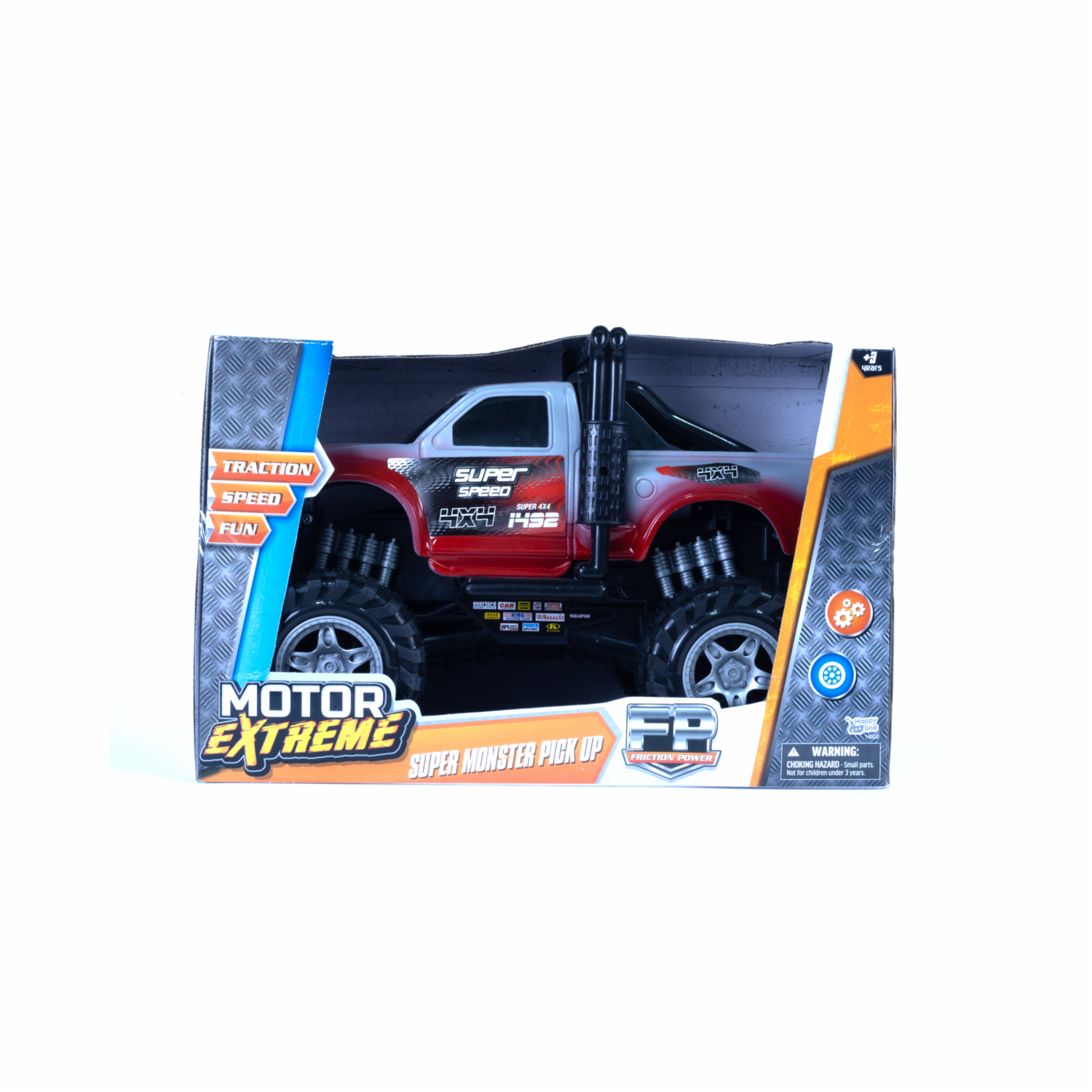 Camioneta Super Monster Pick Up MOTOR EXTREME Colores Surtidos