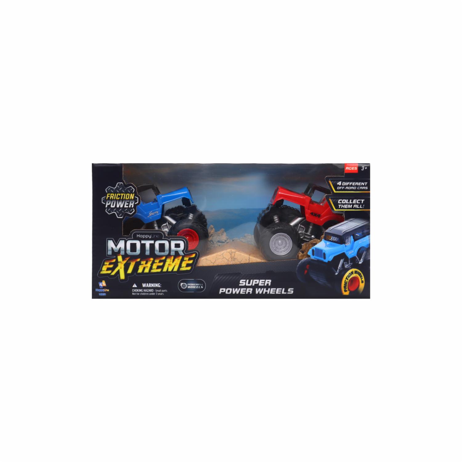 Vehículos A Fricción Super Power Wheels MOTOR EXTREME Modelos Surtidos