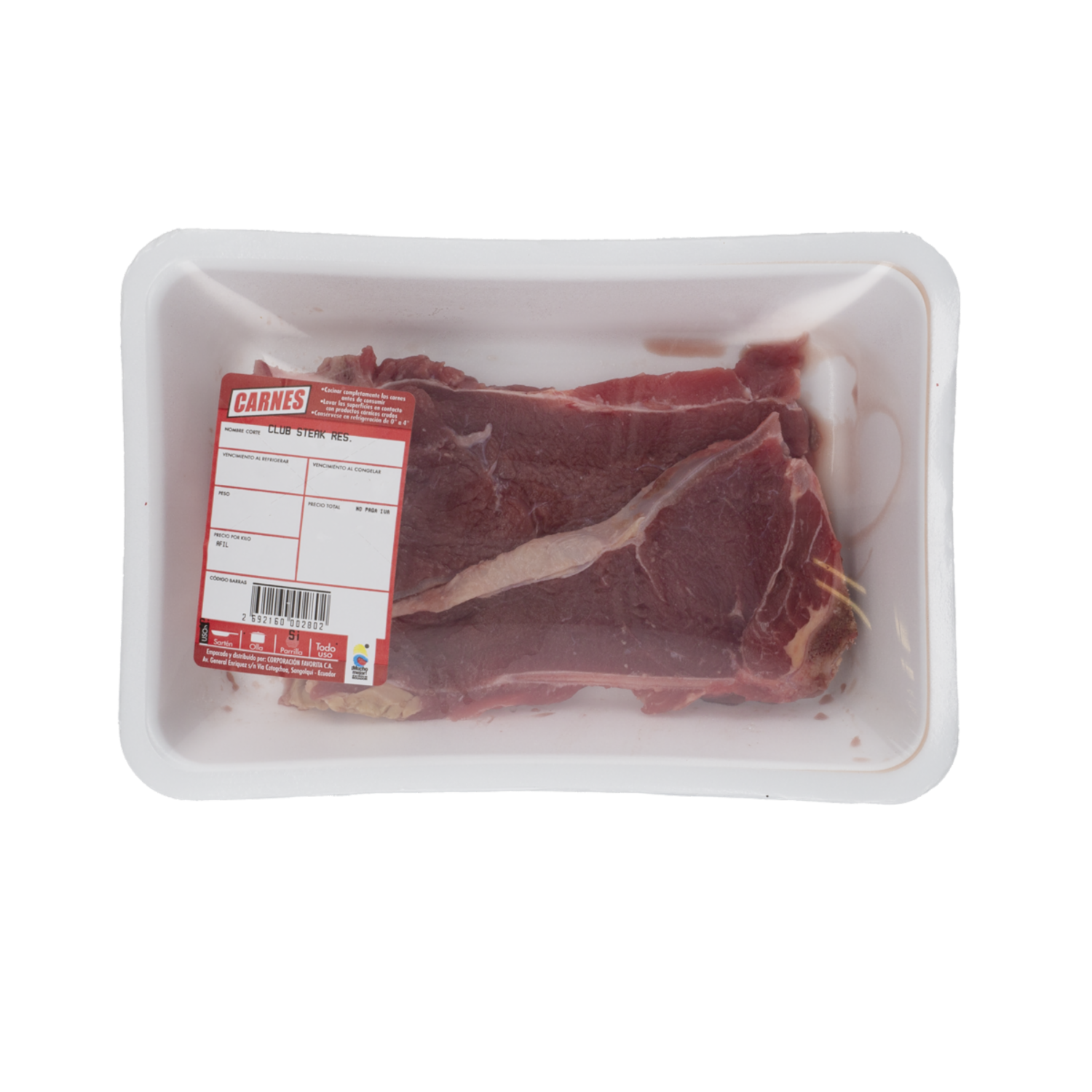 Carne De Res Corte Club Steak SUPERCARNES Al Peso
