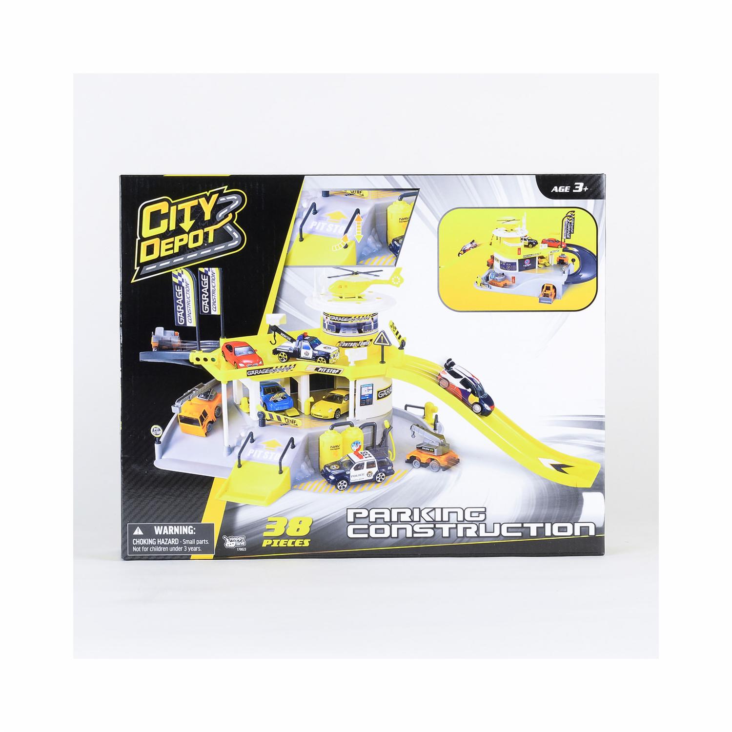 Set De Juego Construcción De Estacionamiento CITY DEPOT 38 Piezas