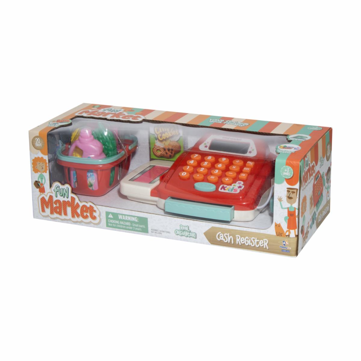 Set De Juego Caja Registradora FUN MARKET 20 Piezas