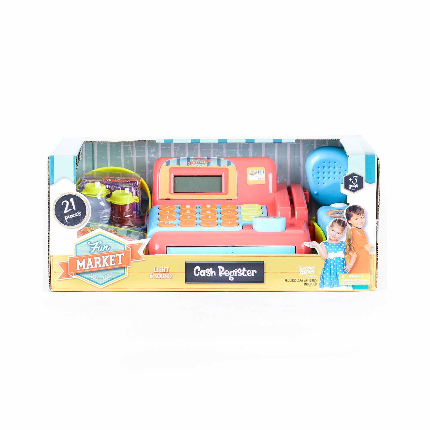 Set De Juego Caja Registradora FUN MARKET 21 Piezas