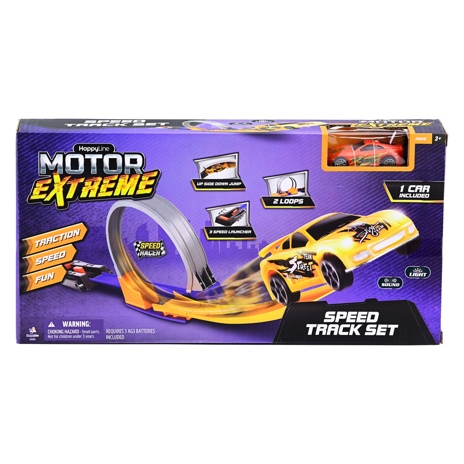 Pista De Carros MOTOR EXTREME Con Lanzador