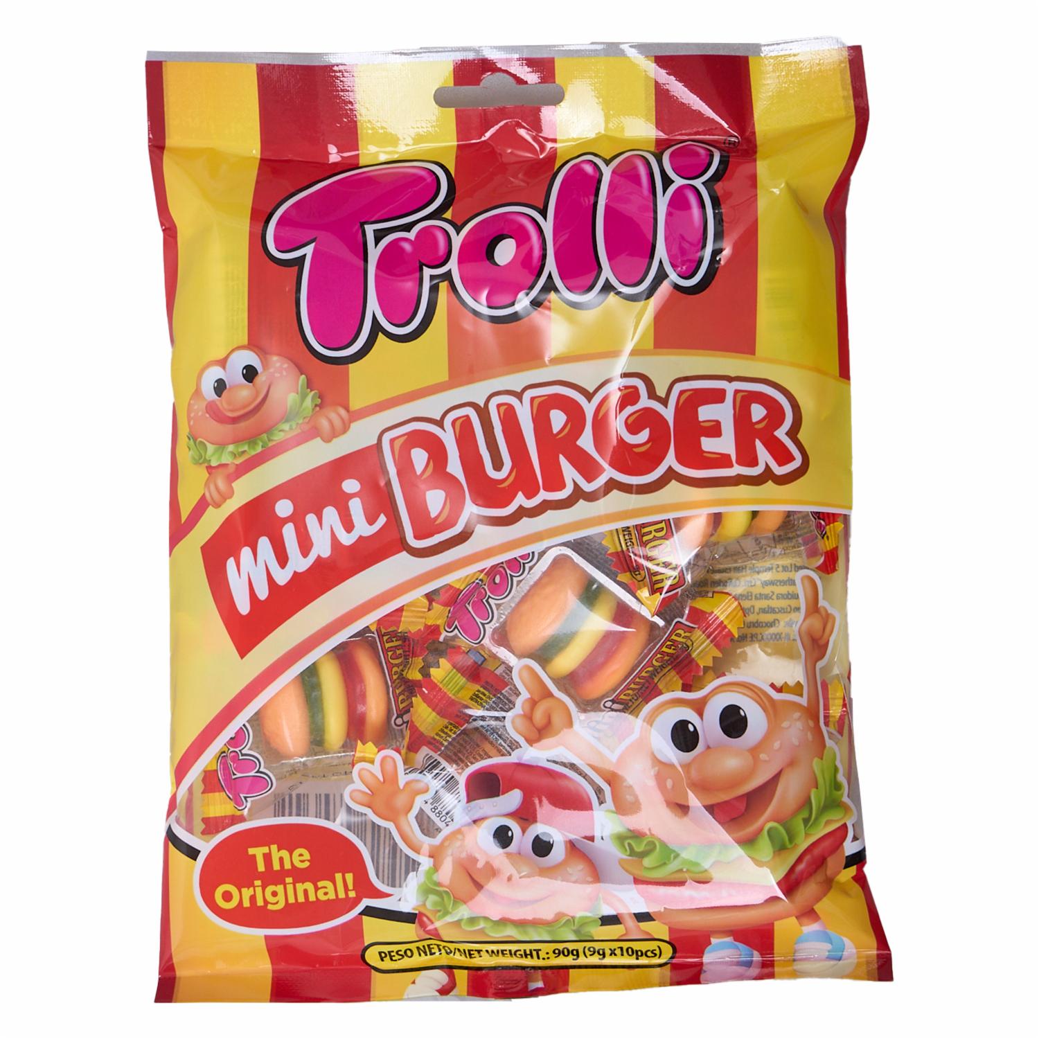 Gomitas Mini Burguer TROLLI 90 G