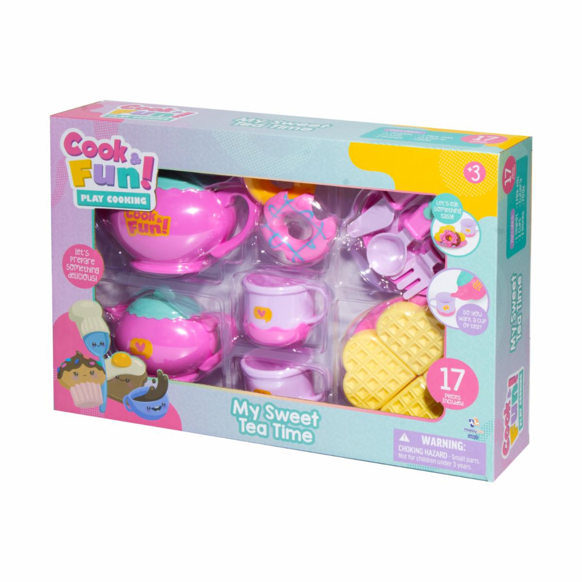 Set De Juego Mi Dulce Hora Del Té COOK & FUN! 17 Piezas