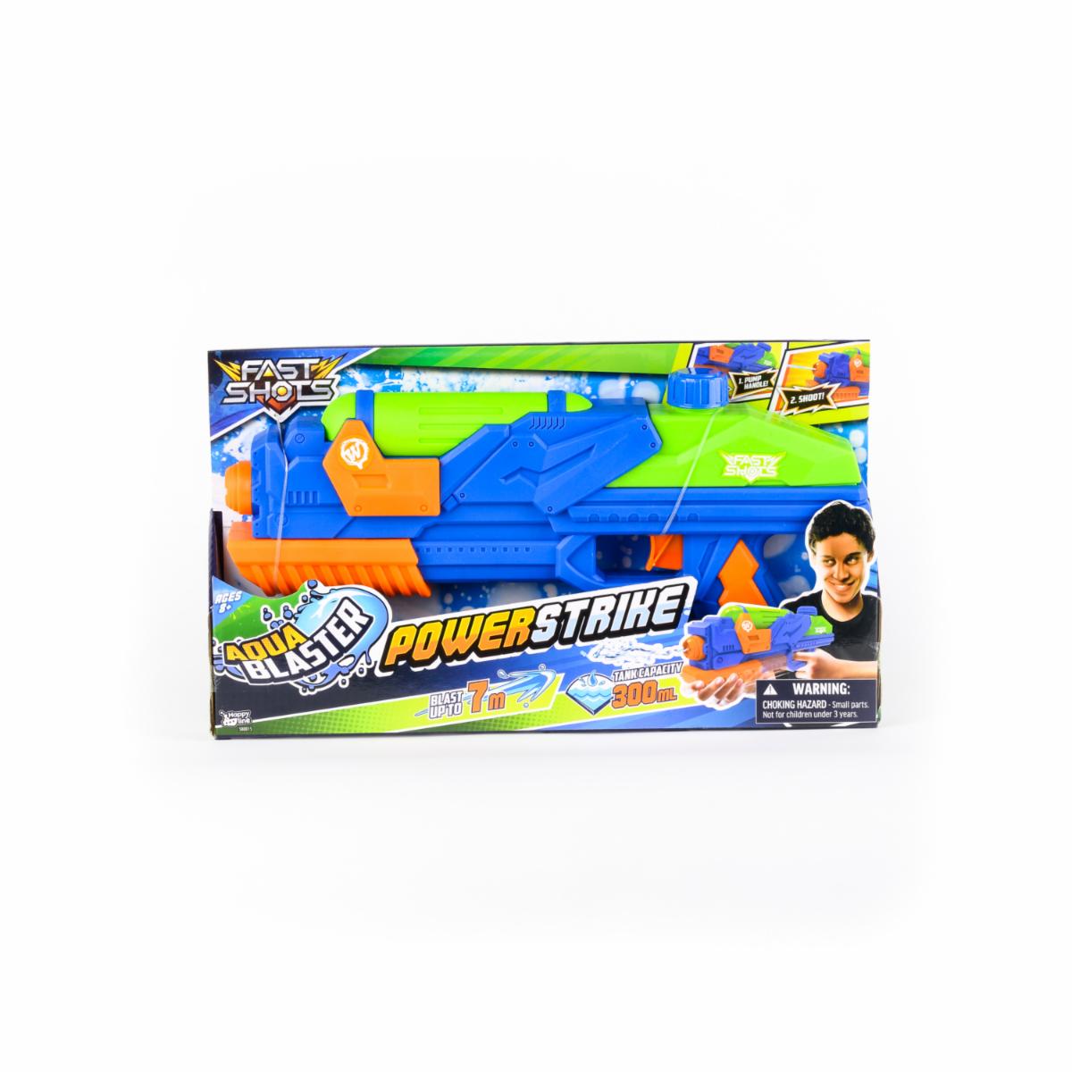 Pistola De Agua Power Strike FAST SHOTS 7 Metros