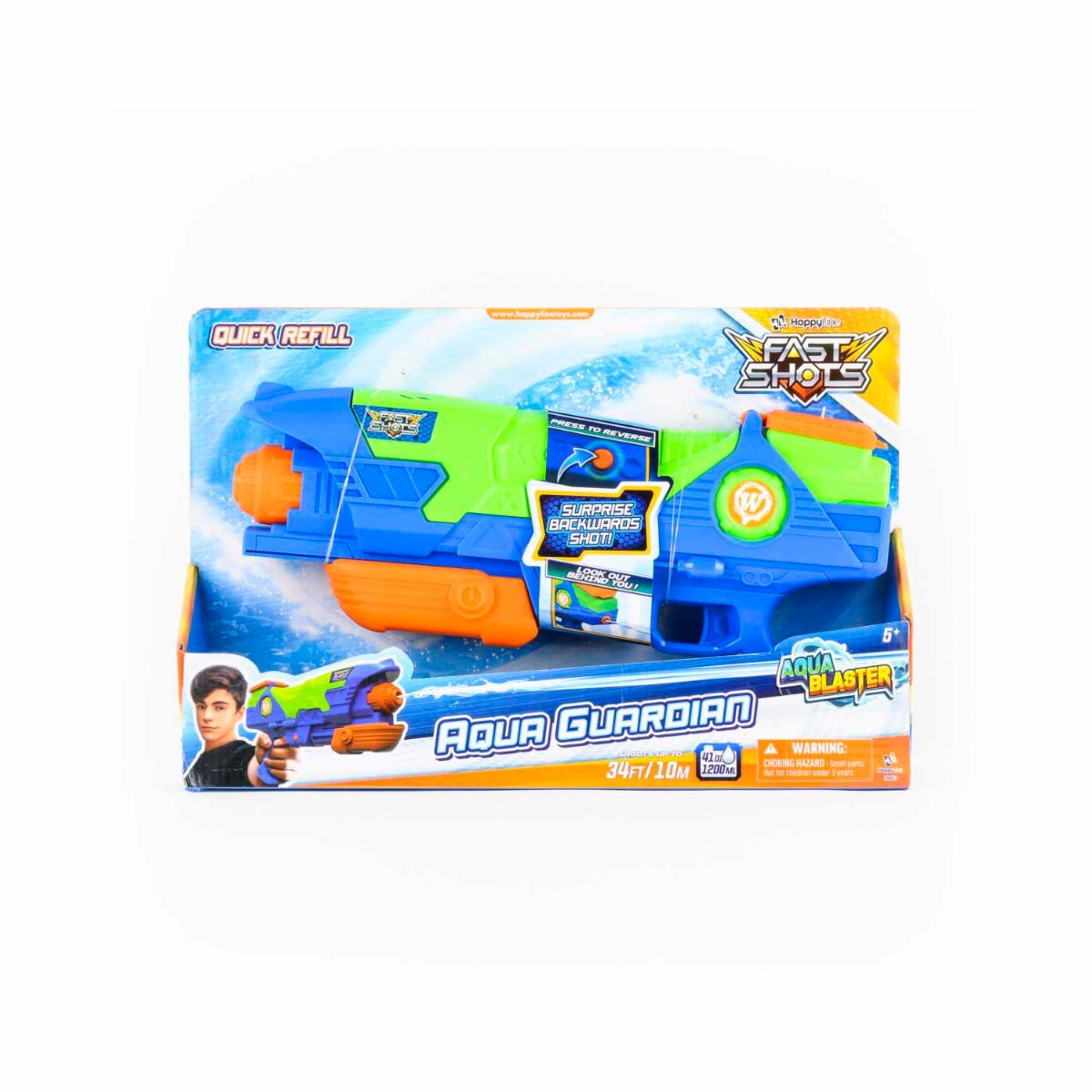 Pistola De Agua Aqua Guardian FAST SHOTS 10 Metros