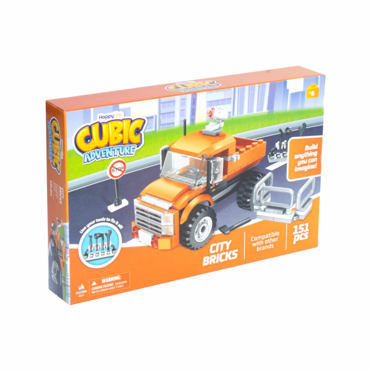 Bloques De Armar Camioneta CUBIC ADVENTURE 151 Piezas