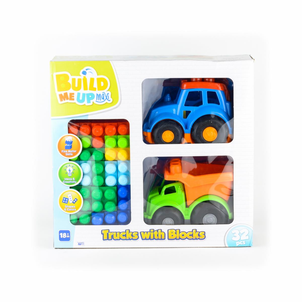 Bloques De Armar Camión BUILD ME UP MAXI 32 Piezas