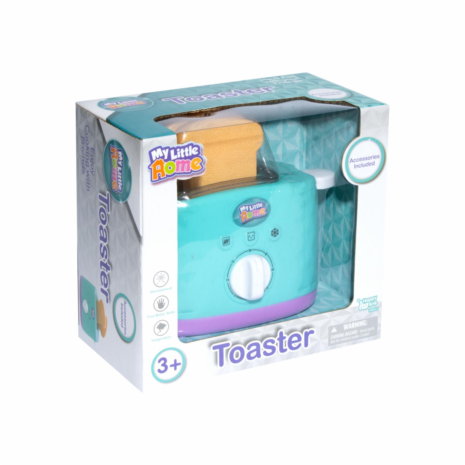 Set De Juego Tostador De Pan MY LITTLE HOME Incluye Accesorios
