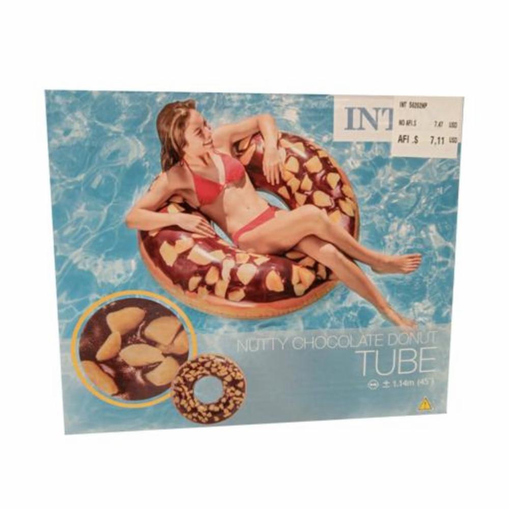 Anillo Flotador Dona De Chocolate INTEX Para Niños