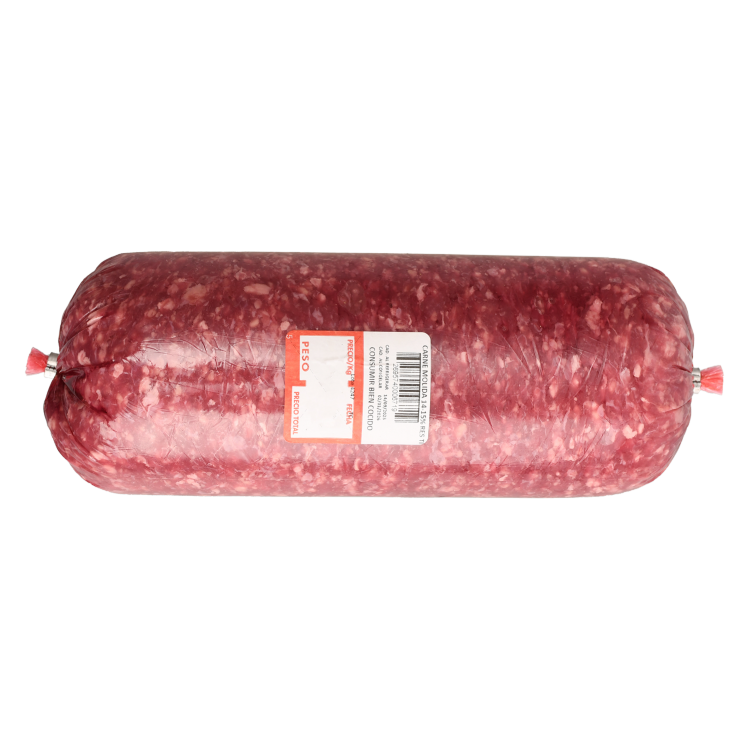 Carne Molida De 14-15% Res Tipo I SUPERCARNES Al Peso