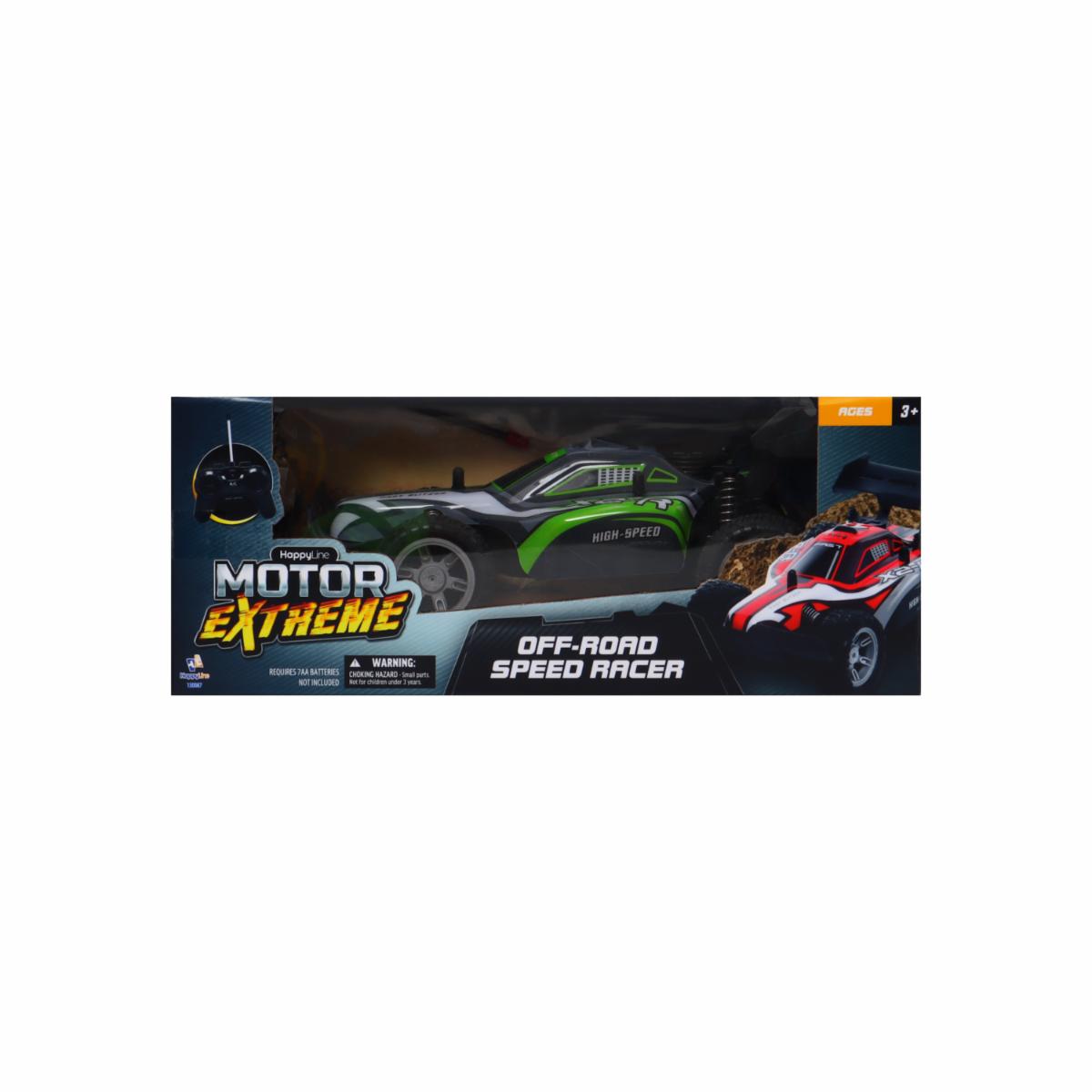 Vehículo R/C 1:16 Off Road Speed Racer MOTOR EXTREME Usa Pilas AA x 7