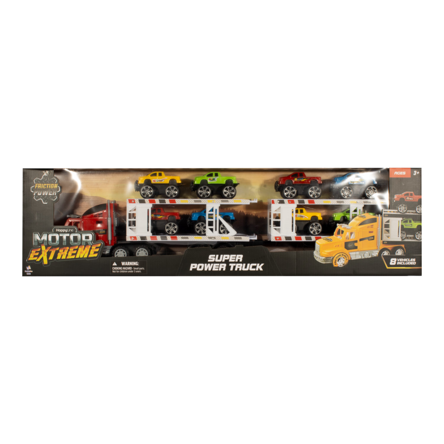 Camión Super Power Truck MOTOR EXTREME A Fricción